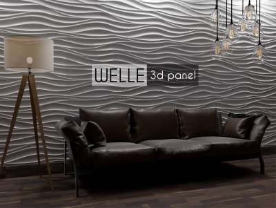 Welle гипс 3D панельдері
