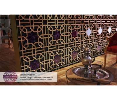 Гипсовые 3D панели ARTPOLE SULTAN стекло